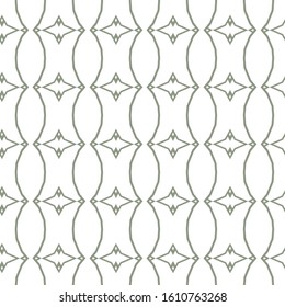 Seamless vector pattern in geometric ornamental style