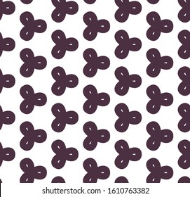 Seamless vector pattern in geometric ornamental style