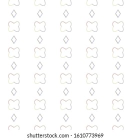 Seamless vector pattern in geometric ornamental style