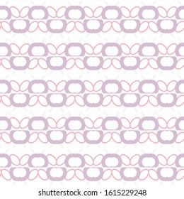 Seamless vector pattern in geometric ornamental style