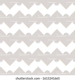 Seamless vector pattern in geometric ornamental style