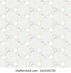 Seamless vector pattern in geometric ornamental style