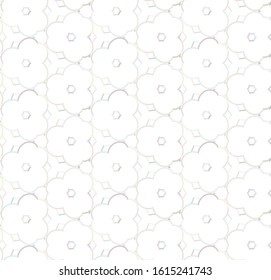 Seamless vector pattern in geometric ornamental style