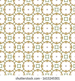 Seamless vector pattern in geometric ornamental style