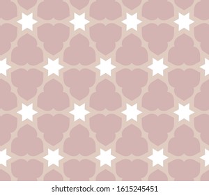 Seamless vector pattern in geometric ornamental style