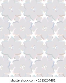 Seamless vector pattern in geometric ornamental style