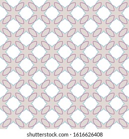Seamless vector pattern in geometric ornamental style