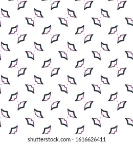 Seamless vector pattern in geometric ornamental style