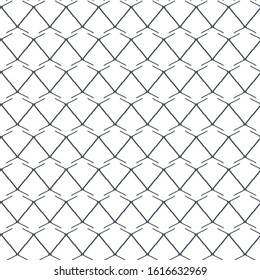 Seamless vector pattern in geometric ornamental style