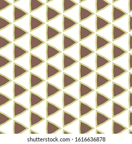 Seamless vector pattern in geometric ornamental style