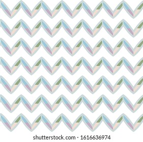 Seamless vector pattern in geometric ornamental style
