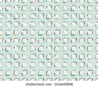 Seamless vector pattern in geometric ornamental style