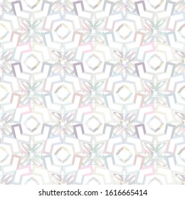 Seamless vector pattern in geometric ornamental style