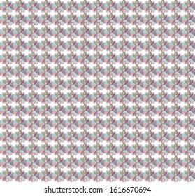 Seamless vector pattern in geometric ornamental style