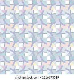 Seamless vector pattern in geometric ornamental style