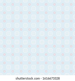 Seamless vector pattern in geometric ornamental style