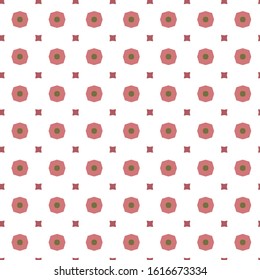 Seamless vector pattern in geometric ornamental style