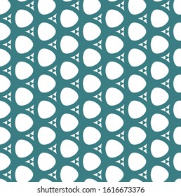 Seamless vector pattern in geometric ornamental style