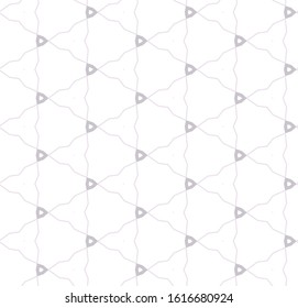 Seamless vector pattern in geometric ornamental style