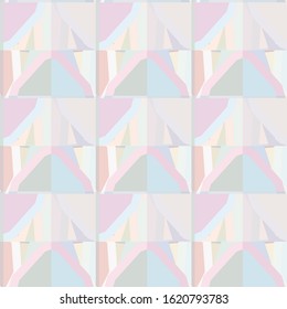 Seamless vector pattern in geometric ornamental style