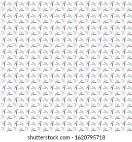 Seamless vector pattern in geometric ornamental style