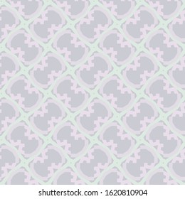 Seamless vector pattern in geometric ornamental style