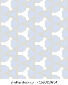 Seamless vector pattern in geometric ornamental style