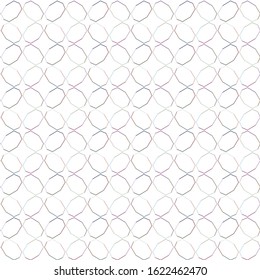 Seamless vector pattern in geometric ornamental style
