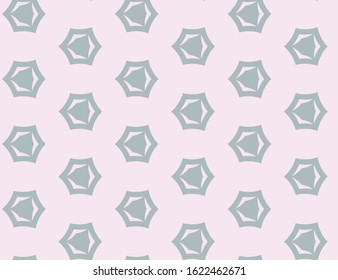 Seamless vector pattern in geometric ornamental style