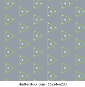 Seamless vector pattern in geometric ornamental style