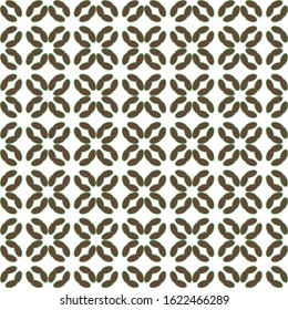 Seamless vector pattern in geometric ornamental style