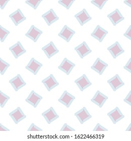 Seamless vector pattern in geometric ornamental style