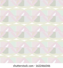Seamless vector pattern in geometric ornamental style