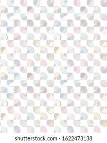 Seamless vector pattern in geometric ornamental style