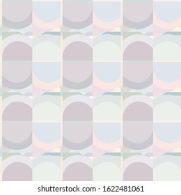 Seamless vector pattern in geometric ornamental style