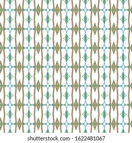 Seamless vector pattern in geometric ornamental style