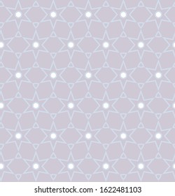 Seamless vector pattern in geometric ornamental style