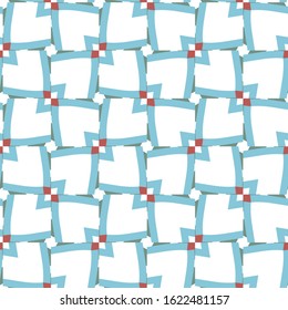 Seamless vector pattern in geometric ornamental style