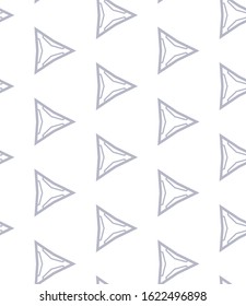 Seamless vector pattern in geometric ornamental style