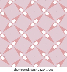 Seamless vector pattern in geometric ornamental style