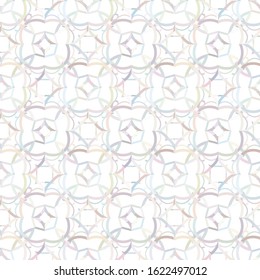 Seamless vector pattern in geometric ornamental style