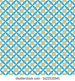 Seamless vector pattern in geometric ornamental style