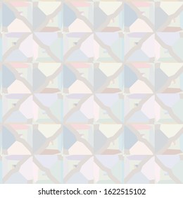 Seamless vector pattern in geometric ornamental style