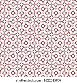 Seamless vector pattern in geometric ornamental style