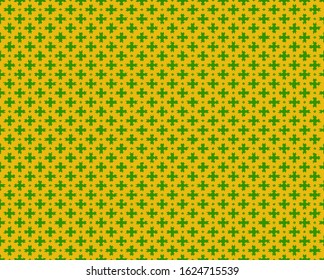 Seamless vector pattern in geometric ornamental style. 