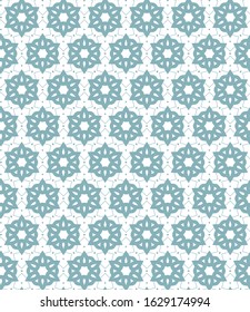 Seamless vector pattern in geometric ornamental style