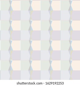 Seamless vector pattern in geometric ornamental style