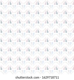 Seamless vector pattern in geometric ornamental style