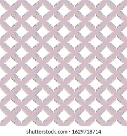 Seamless vector pattern in geometric ornamental style