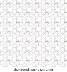 Seamless vector pattern in geometric ornamental style